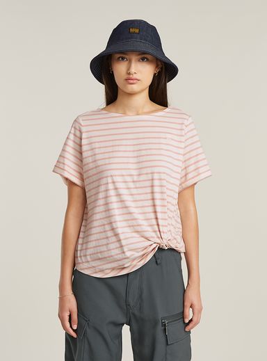 Camiseta Striped Knot